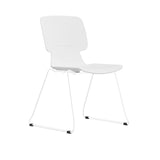 Silla de brazos fijos con tapiz de oficina modernos silla giratoria ergonómica