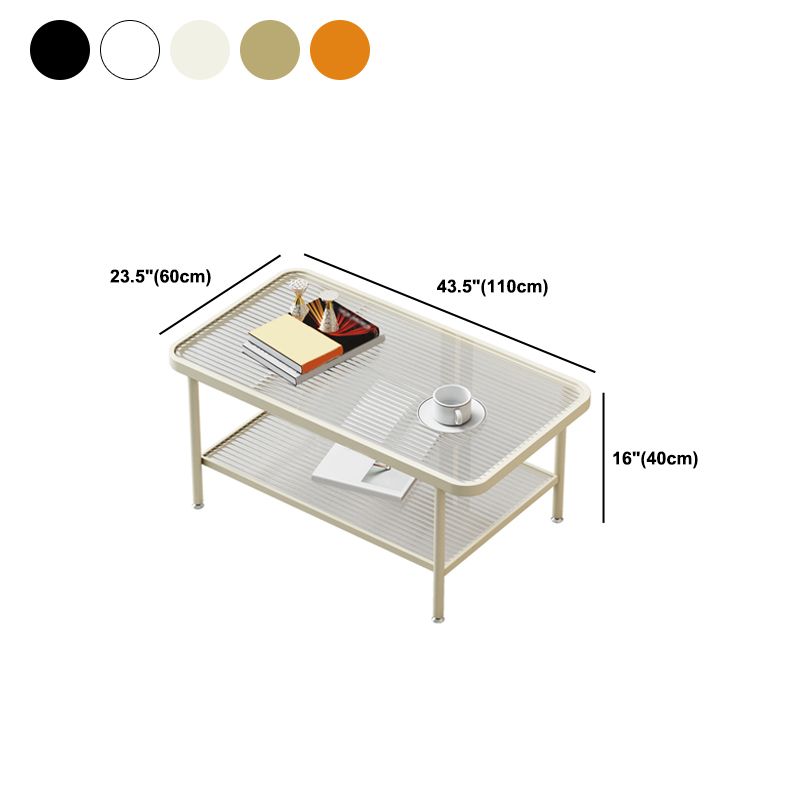 Tavolino rettangolare da tavolo rettangolare per soggiorno