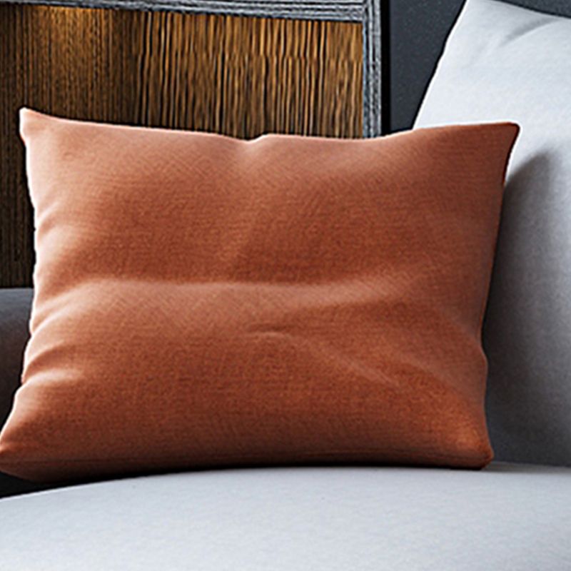 Braccio quadrato sciolto retro sezionale con chaise fauci in pelle 4 posti sezionale