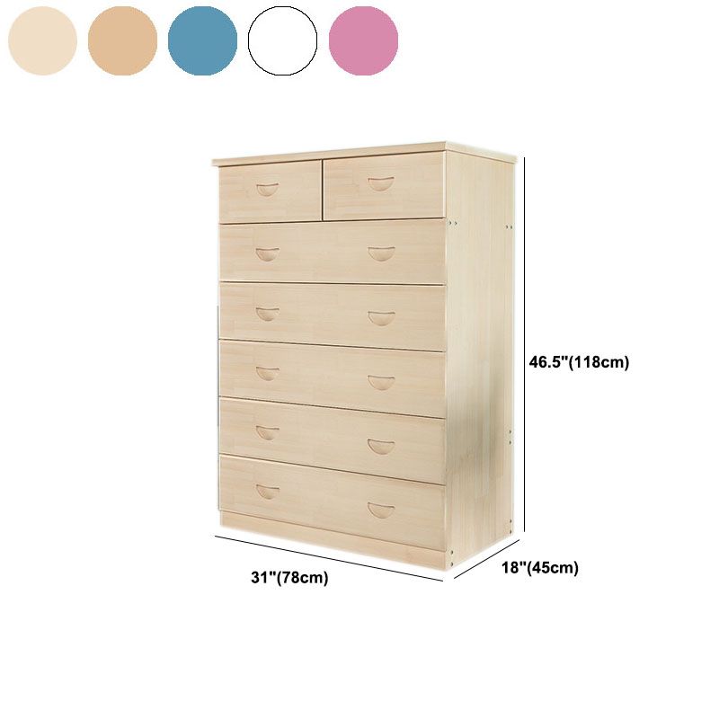 Modern Solid Wood Storage Chest Dresser Vertical Chest Without Mirror Clearhalo 'Bedroom Furniture' 'Dressers & Chests' 'dressers_chests' 'furn' 'furn_dressers_chests' 'Furniture' 1200x1200_a67924a3-cdc5-43a5-a142-a79577c9576f