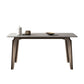 Modern Rectangle Counter Dining Table Brown Wood Finish Legs Dining Table Clearhalo 'Dining Tables & Seating' 'Dining Tables' 'dining_table' 'furn' 'furn_dining_table' 'Furniture' 'furniture_dining_table' 'Kitchen & Dining Furniture' 1200x1200_a6798af4-5690-43b4-be57-ec2830cb921a