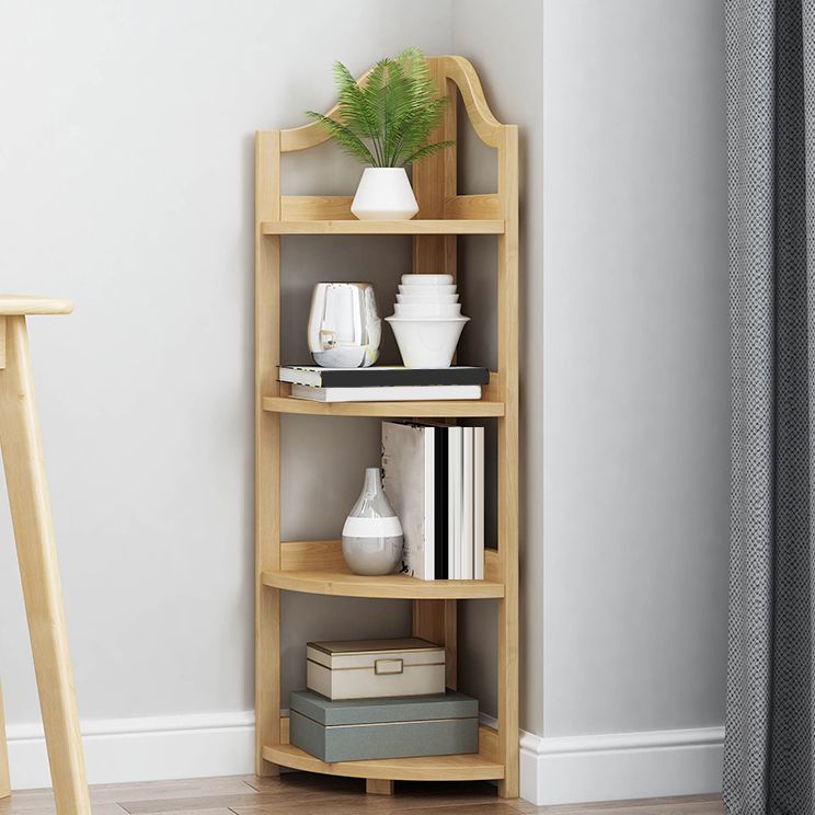 Corner Book Shelf Vertical Modern Shelf Bookcase for Study Room