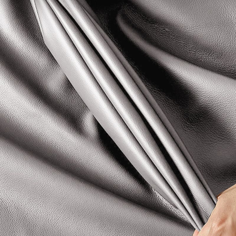 Genuine Leather Sofa Stationary Square Arm Seating for Living Room