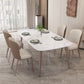1/4/5/7 Pieces Dining Chairs Set Dining Table Set with Sintered Stone Top Clearhalo 'Dining Room Sets' 'Dining Tables & Seating' 'dining_room_set' 'furn' 'furn_dining_room_set' 'Furniture' 'furniture_dining_room_set' 'Kitchen & Dining Furniture' 1200x1200_a67dc8bd-5e82-40d3-9381-09ceaf58d760