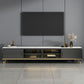 Stone TV Media Console Console TV con contenitore chiuso con ante