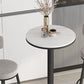 Modern Round Bar Table Set 1/3 Pcs Stone Top Bar Table and Leather Upholstered Stools Clearhalo 'Bar Furniture' 'furn' 'furn_home_bar_bar_sets' 'Furniture' 'Home Bars & Bar Sets' 'home_bar_bar_sets' 'Kitchen & Dining Furniture' 1200x1200_a6800edb-b81d-4b9e-b514-db625eb6bf4a
