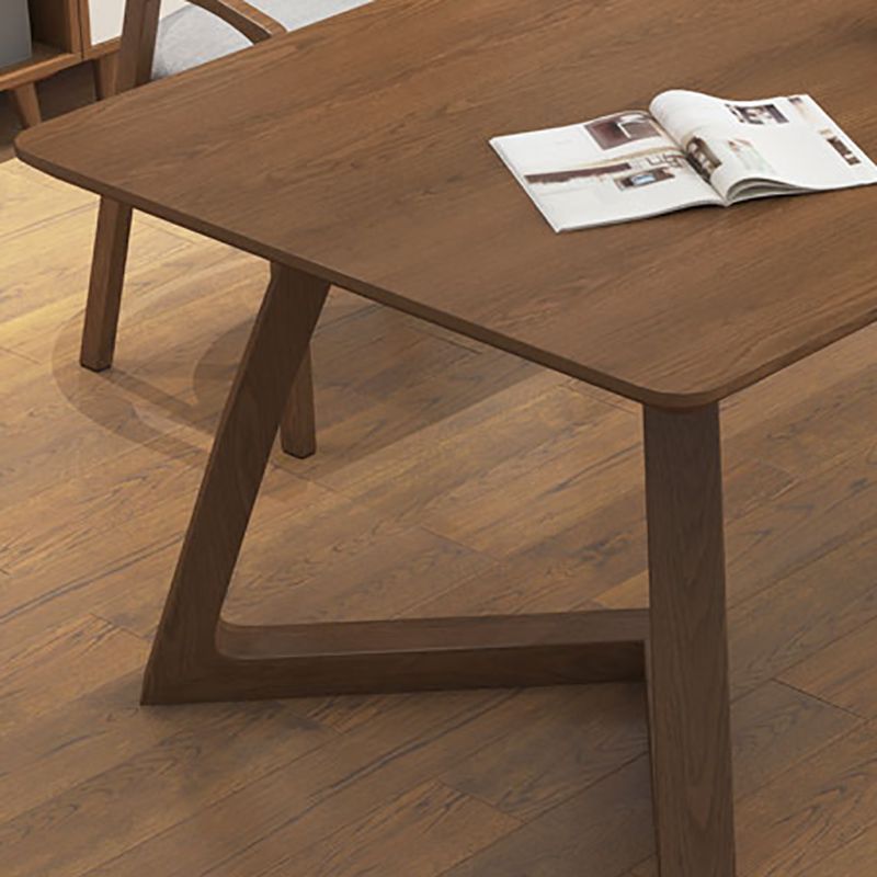 Rectangle de bois massif moderne Base Sled Base de 29,53 pouces de bureau de haut