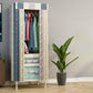 Modern Style Wardrobe Metal 1-Door Wardrobe Closet with Legs