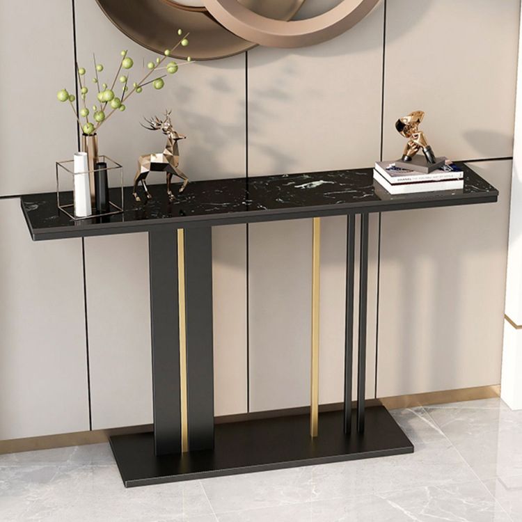 Tavolo console contemporanea rettangolare tavolo console di finitura antica in marmo
