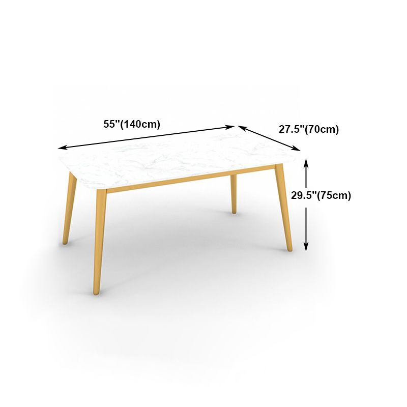 Glam Style 1/4/5 Pieces Dining Set White-gold Table Kitchen Set for Dining Room Clearhalo 'Dining Room Sets' 'Dining Tables & Seating' 'dining_room_set' 'furn' 'furn_dining_room_set' 'Furniture' 'furniture_dining_room_set' 'Kitchen & Dining Furniture' 'kitchen&dining_furn' 'kitchen' 1200x1200_a6848fba-6725-4770-b8fd-61422c83031c