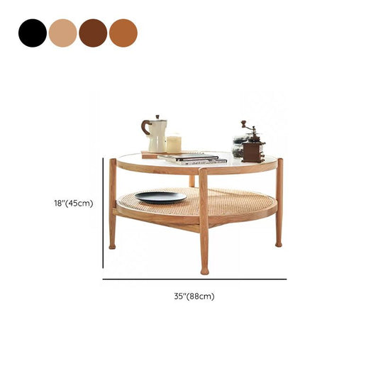 Mesa de cóctel de cóctel redonda tropical mesa de café top cócteles con almacenamiento