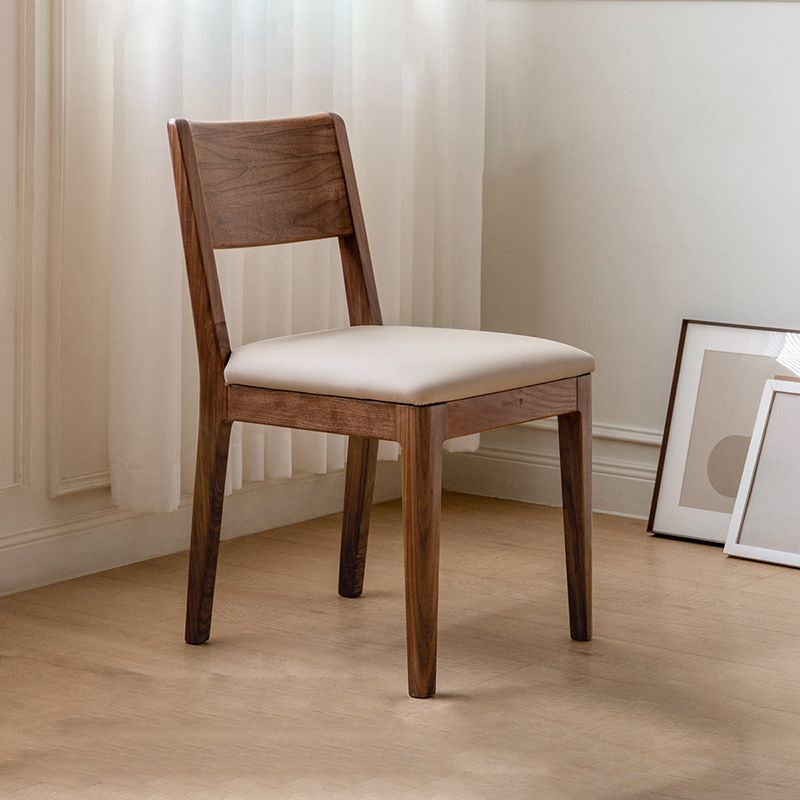 Modernas sillas de comedor de brazo de madera abierta (juego de 1/2/4/6/8)