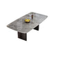 Simplicity Style Dinette Table Rectangle Stone Dining Room Table for Kitchen Clearhalo 'Dining Tables & Seating' 'Dining Tables' 'dining_table' 'furn' 'furn_dining_table' 'Furniture' 'Kitchen & Dining Furniture' 1200x1200_a68768fd-ebbf-41bc-bf90-3ebe5e717bb7