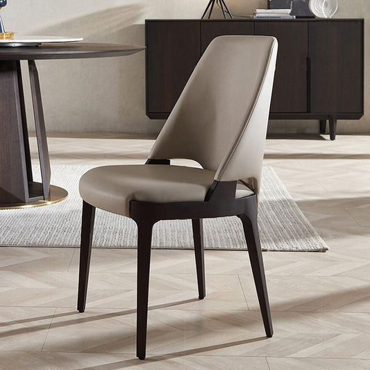 Industrial Upholstered Armless Chair Kitchen Wood Parsons Side Chair Clearhalo 'Dining Chairs' 'Dining Tables & Seating' 'dining_chair' 'furn' 'furn_dining_chair' 'Furniture' 'Kitchen & Dining Furniture' 1200x1200_a689eec2-23e6-4717-a35d-85a99fc25727