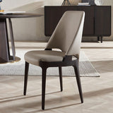 Industrial Upholstered Armless Chair Kitchen Wood Parsons Side Chair Clearhalo 'Dining Chairs' 'Dining Tables & Seating' 'dining_chair' 'furn' 'furn_dining_chair' 'Furniture' 'Kitchen & Dining Furniture' 1200x1200_a689eec2-23e6-4717-a35d-85a99fc25727