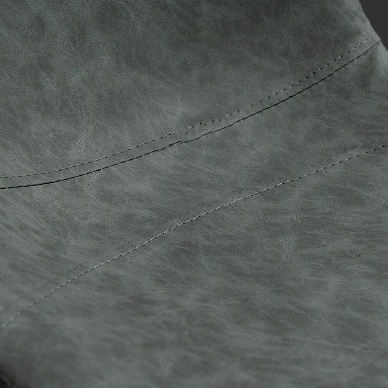 Taburete de barra de altura ajustable contemporánea de cuero PU