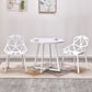 Metal Contemporary Dining Table Indoor Round Table for Kitchen Clearhalo ' dining_table' 'Dining Tables & Seating' 'Dining Tables' 'furn' 'furn_dining_table' 'Furniture' 'furniture_dining_table' 'Kitchen & Dining Furniture' 'kitchen&dining_furn' 'kitchen' 'kitchen_dining_table' 1200x1200_a68a779a-de8a-46c0-ae8f-c5a89b4c2b0d