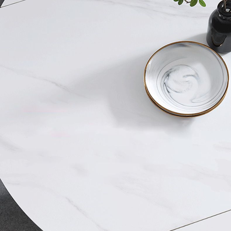 Modern Kitchen Folding Dining Furniture Set with Round Table Formal Dining Room Table Set Clearhalo 'Dining Room Sets' 'Dining Tables & Seating' 'dining_room_set' 'furn' 'furn_dining_room_set' 'Furniture' 'furniture_dining_room_set' 'Kitchen & Dining Furniture' 'kitchen&dining_furn' 'kitchen' 1200x1200_a68e9217-d963-4cb8-aab5-1a058e9a261c