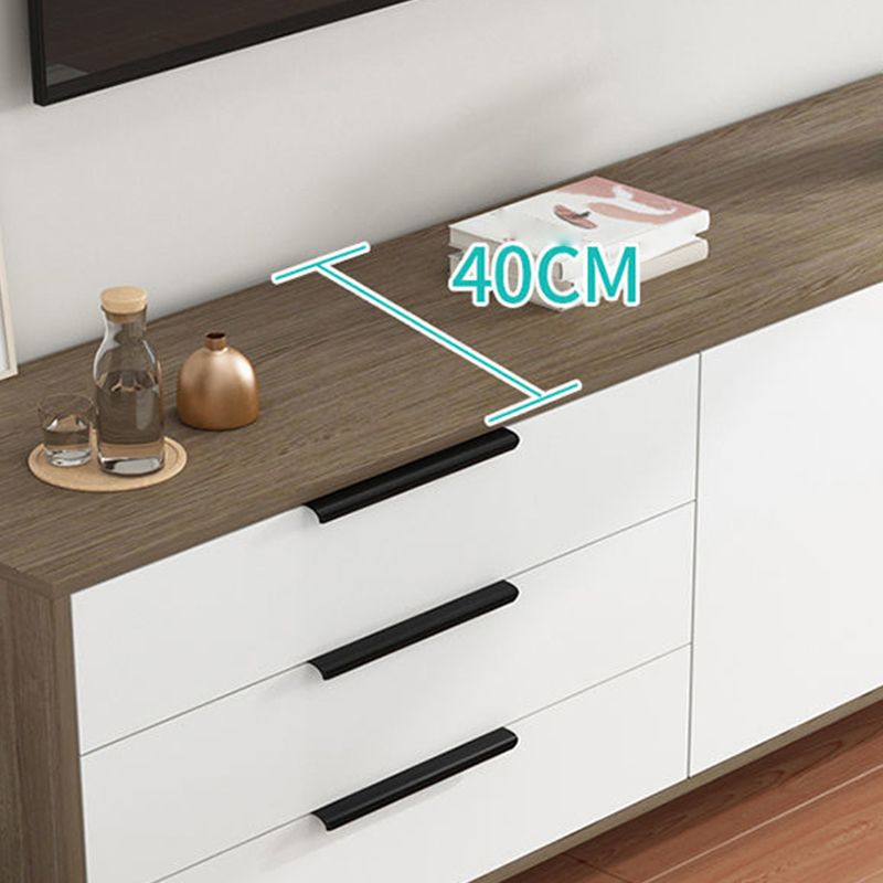 Scandinavian TV Console Wooden TV Media Console with 3 Drawers Clearhalo 'furn' 'furn_tv_stands_entertainment_centers' 'Furniture' 'Living Room Furniture' 'TV Stands & Entertainment Centers' 'TV Stands & Media Storage Furniture' 'tv_stands_entertainment_centers' 1200x1200_a68f88f4-c41f-48b6-bb5d-ed5e88788e68