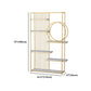 Glam Style Open Bookshelf Metal 6-shelf Bookcase for Home Office Clearhalo 'Bookcases' 'furn' 'furn_bookcases' 'Furniture' 'furniture_bookcases' 'Office Furniture' 1200x1200_a69238ec-bf6d-479b-b88b-cf8fed2a15f3