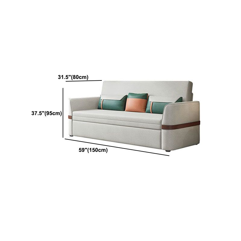 Sofá sofá de sofá resistente a las manchas sofá con 3 almohadas