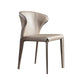 Upholstered Armless Dining Chairs Modern Faux Leather Side Chair