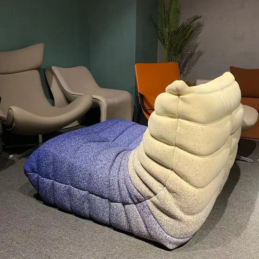 Modern Armless Chair, Faux Leather Upholstered Accent Chair, 40"(W) X 37"(D) X 28"(H) Clearhalo 'Accent Chairs' 'accent_chairs' 'Chairs & Seating' 'furn' 'furn_accent_chairs' 'Furniture' 'Living Room Furniture' 1200x1200_a696f6e8-248a-489e-88c9-dcc207a42164