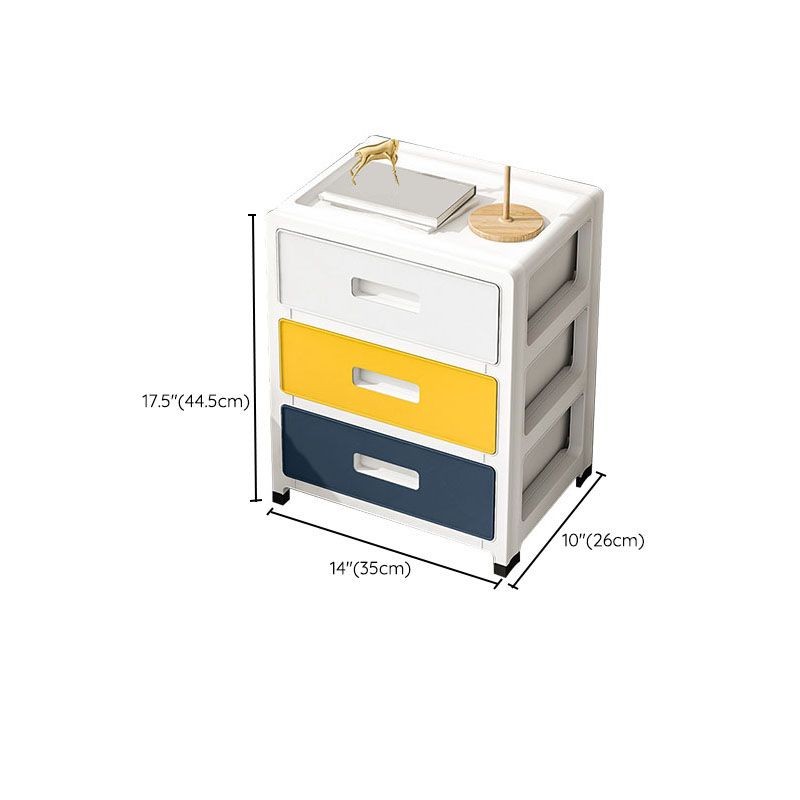 Coastal Cabinet Plastic Drawers Filing Cabinet for Home Office Clearhalo 'Filing Cabinets' 'filling_cabinets' 'furn' 'furn_filling_cabinets' 'Furniture' 'Office Furniture' 1200x1200_a697e862-6a84-4129-ad5e-45e177a61526