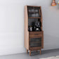 MODERNA PINE PINE CHURNA DEL PINO E PORSO SPATTURE HUTCH CUFFET PER LA SOGGIO