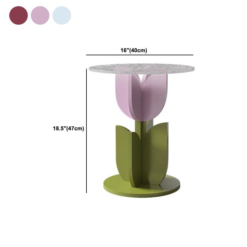 Nordischer runder/geometrischer Couchtisch Holzkaffee oder Endtisch