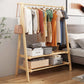 Modern Coat Rack Wooden Shelf Storage Coat Hanger in Bedroom Room Clearhalo 'Entry & Mudroom Furniture' 'furn' 'furn_hall_tree_coat_racks' 'Furniture' 'Hall Trees & Coat Racks' 'hall_tree_coat_racks' 1200x1200_a6a26840-906a-48e9-86eb-159a38d36699