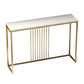 Table accent de console contemporaine Rectangle Table canapé de console dans la pierre
