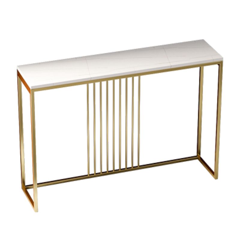 Table accent de console contemporaine Rectangle Table canapé de console dans la pierre
