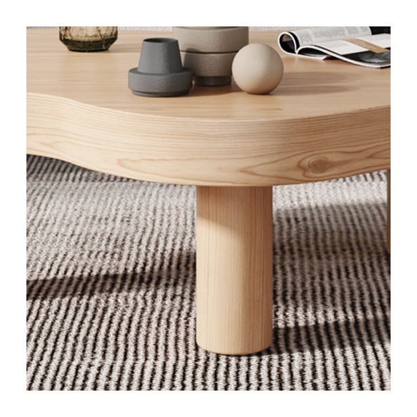 Scandinavian Free Form Cocktail Coffee 3 Legs Wood Coffee Table Clearhalo 'Coffee & Accent Tables' 'Coffee Tables' 'coffee_tables' 'furn' 'furn_coffee_tables' 'Furniture' 'Living Room Furniture' 1200x1200_a6a510a6-8138-4008-b3b8-2eb421afe8ae