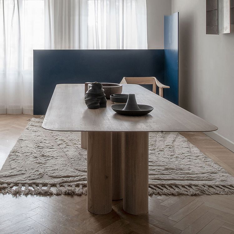 Rectangle Shape Casual Dining Table Solid Wood Fixed Table for Kitchen Clearhalo ' dining_table' 'Dining Tables & Seating' 'Dining Tables' 'furn' 'furn_dining_table' 'Furniture' 'furniture_dining_table' 'Kitchen & Dining Furniture' 'kitchen&dining_furn' 'kitchen' 'kitchen_dining_table' 1200x1200_a6a5b341-85d6-4359-ba18-78a808fb7c8a