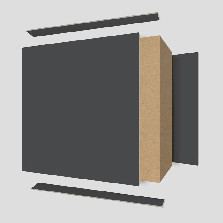 Glam Sideboard Stone Top Sideboard mit Tür für Wohnzimmer