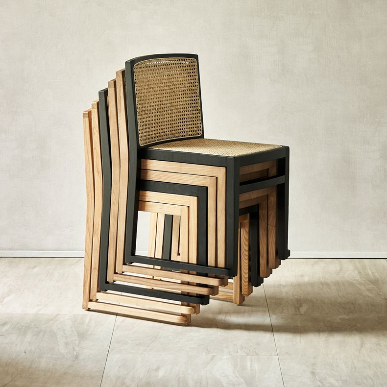 Traditional Style Dining Chair Solid Wood Stackable Side Chair for Home Clearhalo 'Dining Chairs' 'Dining Tables & Seating' 'dining_chair' 'furn' 'furn_dining_chair' 'Furniture' 'Kitchen & Dining Furniture' 1200x1200_a6a78f70-6ada-430e-a3f5-af1e9f222278