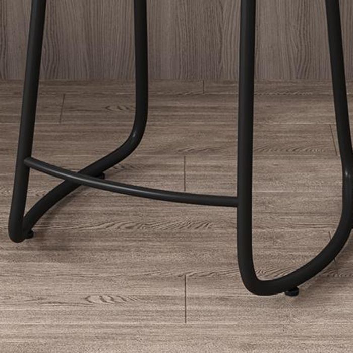 Modern Backrest Counter Stool Iron Milk Tea Shop Bar Stool with Wooden Seat and Pedal Clearhalo 'Bar Furniture' 'Bar Stools' 'bar_stools' 'furn' 'furn_bar_stools' 'Furniture' 'furniture_bar_stools' 'Kitchen & Dining Furniture' 1200x1200_a6a9b33f-05db-4156-91f7-46d5a6107b3c