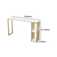 Glam Stone Bar Table Set 1/2/3 Pieces Rectangular Counter Set Clearhalo 'Bar Furniture' 'furn' 'furn_home_bar_bar_sets' 'Furniture' 'Home Bars & Bar Sets' 'home_bar_bar_sets' 'Kitchen & Dining Furniture' 1200x1200_a6ac1e5d-81bf-4bfd-b83f-24c5fb17952b