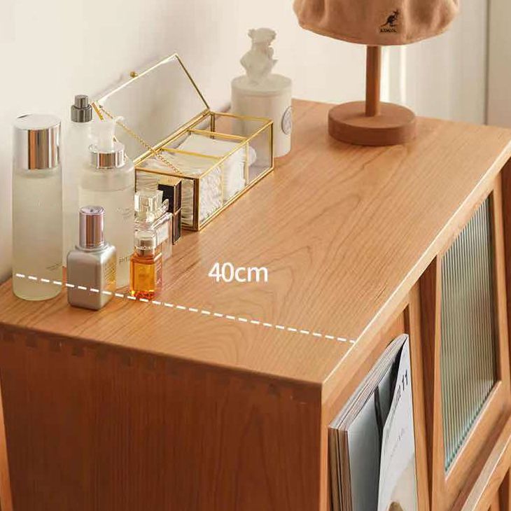 4 Türen 33 "l Server Einfacher Holzrahmen -Buffet -Server für Esszimmer