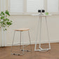 Industrielle Metall-Thekenhocker, Sattelsitz-Thekenhocker für das Wohnzimmer