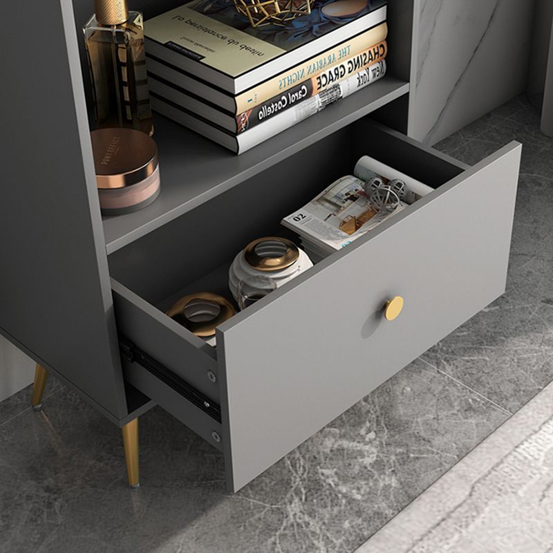 Contemporary Engineered Wood Bookcase Closed Back Standard Bookshelf Clearhalo 'Bookcases' 'furn' 'furn_bookcases' 'Furniture' 'Office Furniture' 1200x1200_a6b480f5-1fa4-44eb-8eec-ea72466aef6e