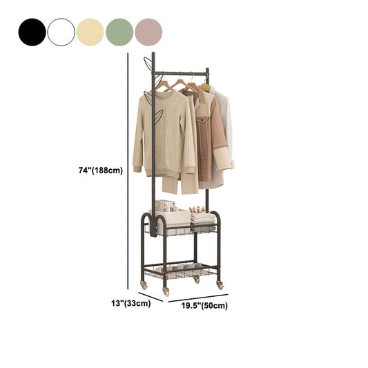 Moderne Metallhalle -Hallbaum -Kleiderbügelhaken und Lagerscheltrack