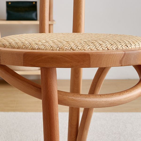 Glam Style Side Chair Solid Wood Home Windsor Back Dining Chair Clearhalo 'Dining Chairs' 'Dining Tables & Seating' 'dining_chair' 'furn' 'furn_dining_chair' 'Furniture' 'furniture_dining_chair' 'Kitchen & Dining Furniture' 1200x1200_a6b54087-9476-4923-9139-c9c7cac00060