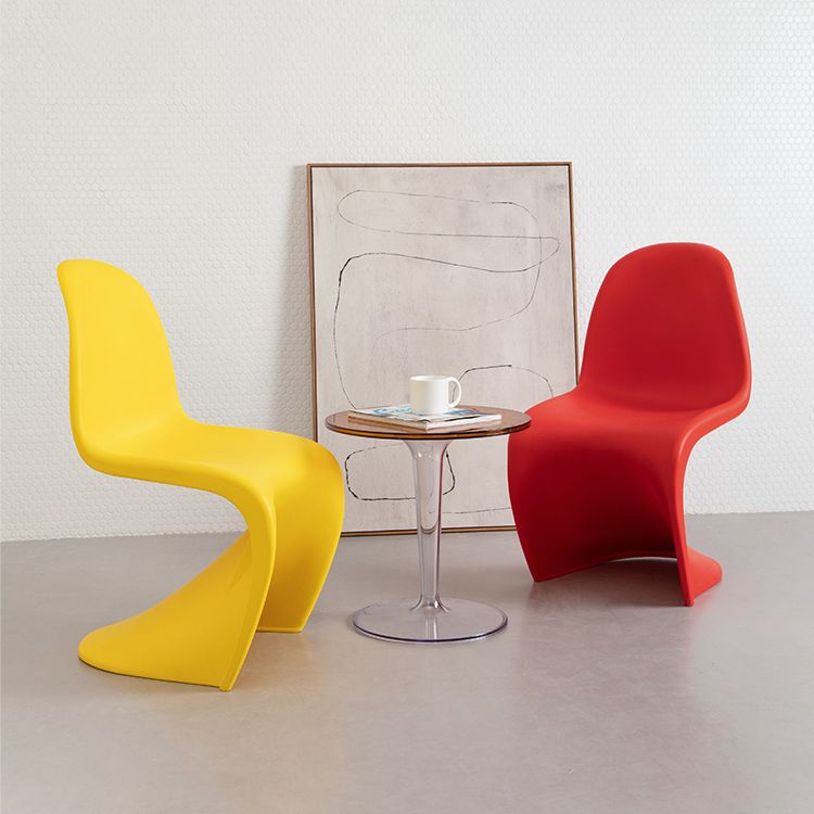 Scandinavian Style Plastic Chair Set Dining Room Solid Back Side Chairs Clearhalo ' kitchen&dining_furn' 'Dining Chairs' 'Dining Tables & Seating' 'dining_chair' 'Furniture' 'furniture_dining_chair' 'Kitchen & Dining Furniture' 'kitchen' 1200x1200_a6b62068-cb1a-4840-9d2e-735b1144ff93