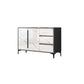 Engineered Wood Buffet Server with Drawers Modern Sideboard Table