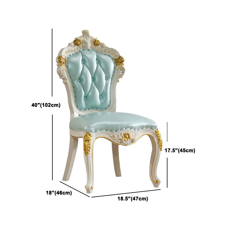 Ensemble de table de rectangle de style Victoria 1/2/3/7 Pièces Pièces Ensemble de restauration pour la maison