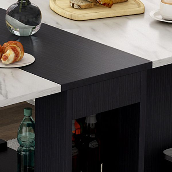 Mid-Century Modern Dining Table Rectangle Drop-Leaf Dining Table for Home Use Clearhalo ' dining_table' 'Dining Tables & Seating' 'Dining Tables' 'furn' 'furn_dining_table' 'Furniture' 'furniture_dining_table' 'Kitchen & Dining Furniture' 'kitchen&dining_furn' 'kitchen' 'kitchen_dining_table' 1200x1200_a6b7be27-48e3-4616-a93b-8d53fbb1248d