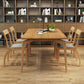 Ash Solid Wood Dining Table Mid-Century Rectangle Dining Table for Dining Room