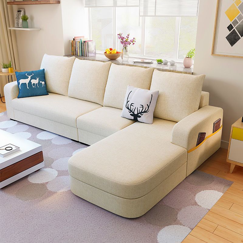 Square Arm 110.24"D x 62.99"W x 33.86"H Casual Removable Cushions Sectionals Clearhalo 'furn' 'furn_sectionals' 'Furniture' 'furniture_sectionals' 'Living Room Furniture' 'Sectionals' 1200x1200_a6bc3bf2-bb6d-4141-9f0c-7a1e1aa84a93